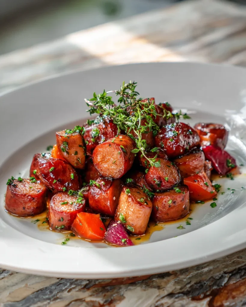 Honey Garlic Kielbasa Recipe