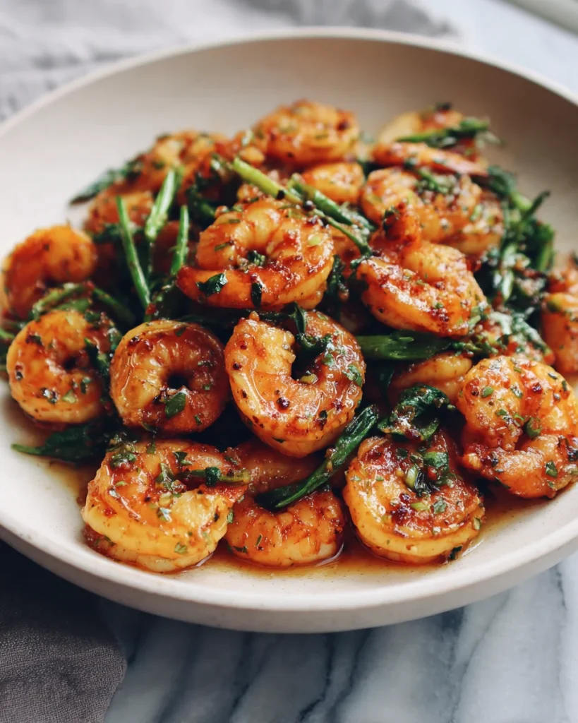Honey Garlic Shrimp Stir Fry