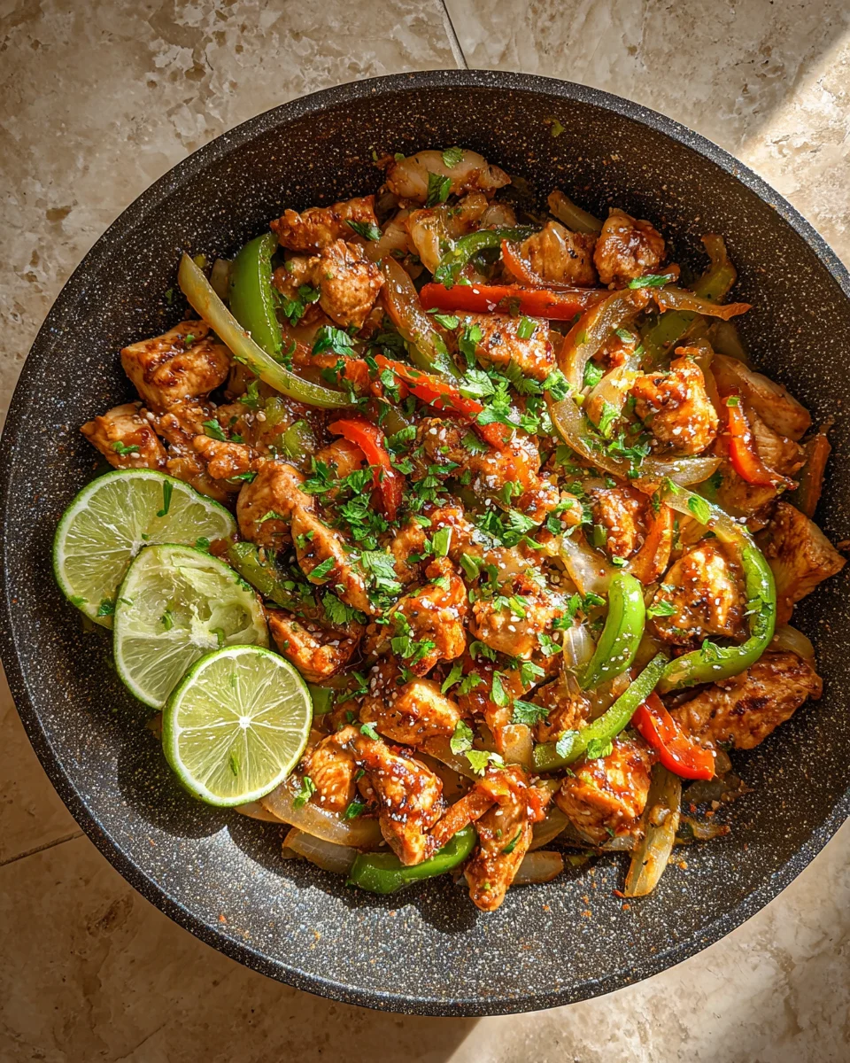 Honey Lime Chicken Taco Skillet
