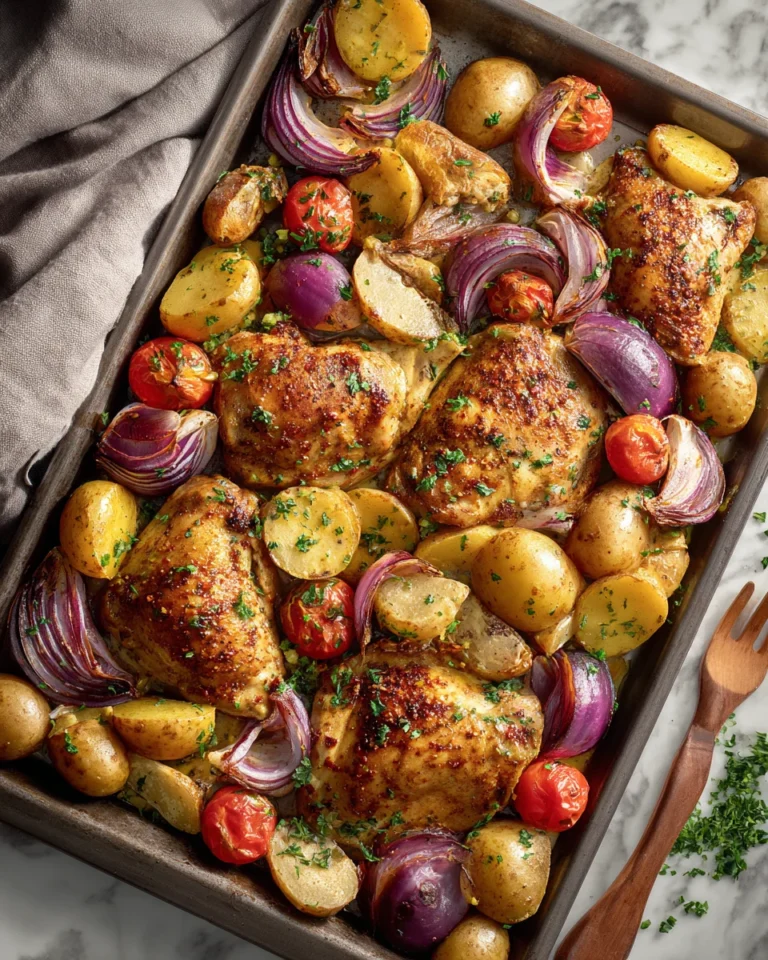 Honey Mustard Chicken Sheet Pan
