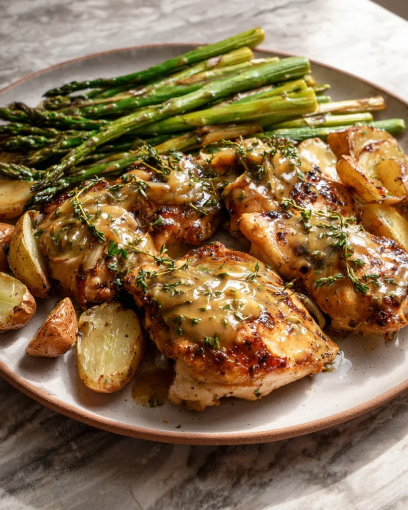 Honey Mustard Chicken Sheet Pan Dinner