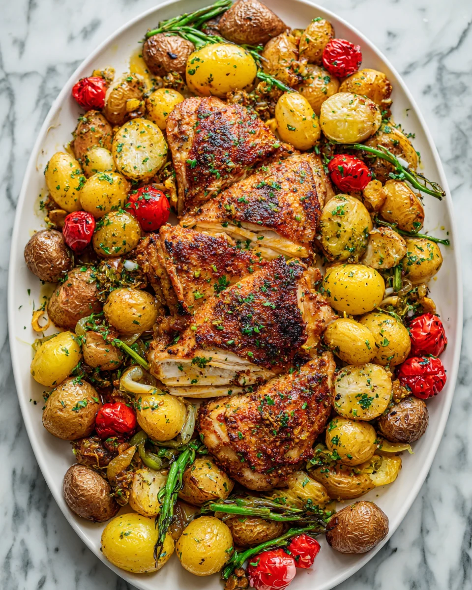 Honey Mustard Chicken Sheet Pan