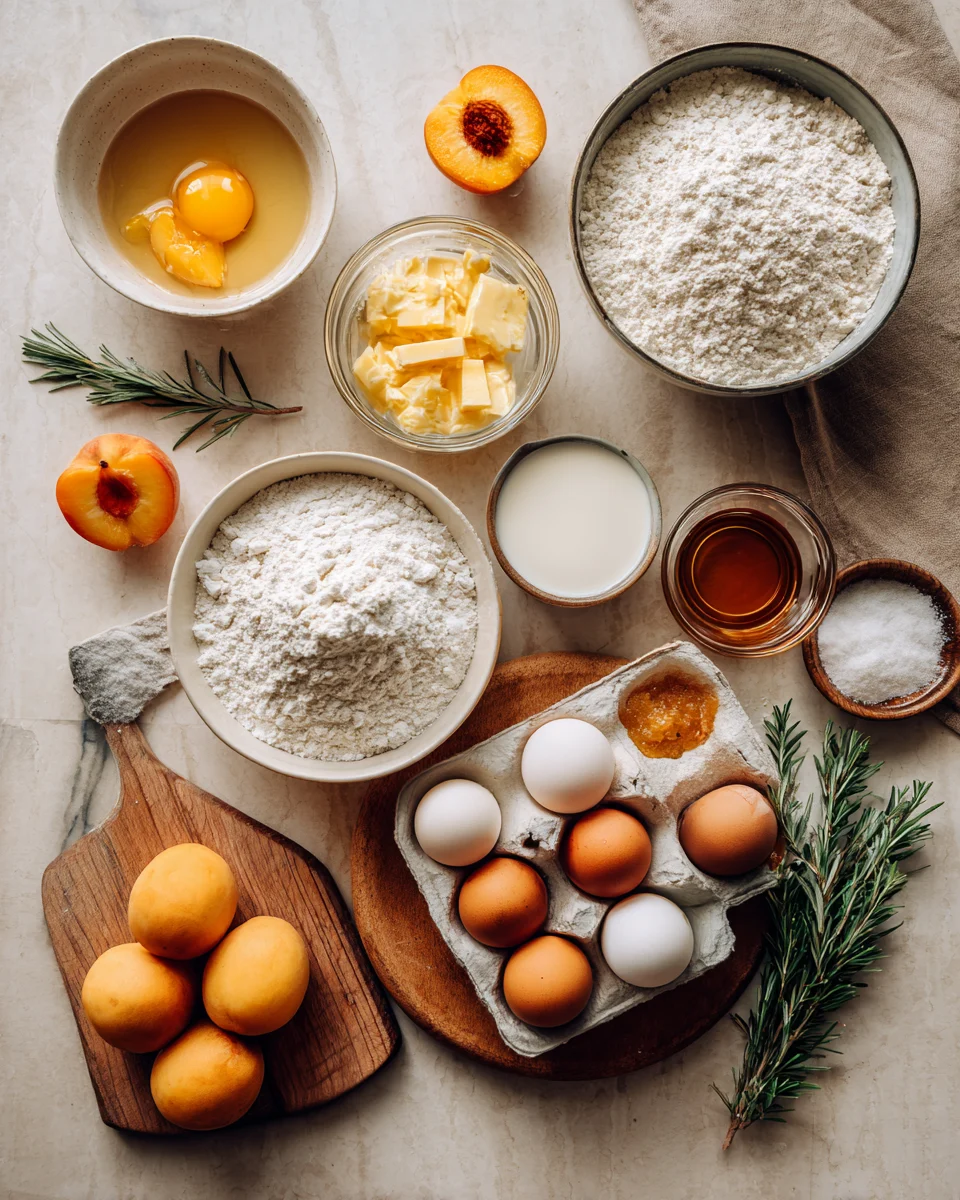Honey Peach Mascarpone Layer Cake
