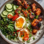 Hot Honey Chicken Rice Bowls