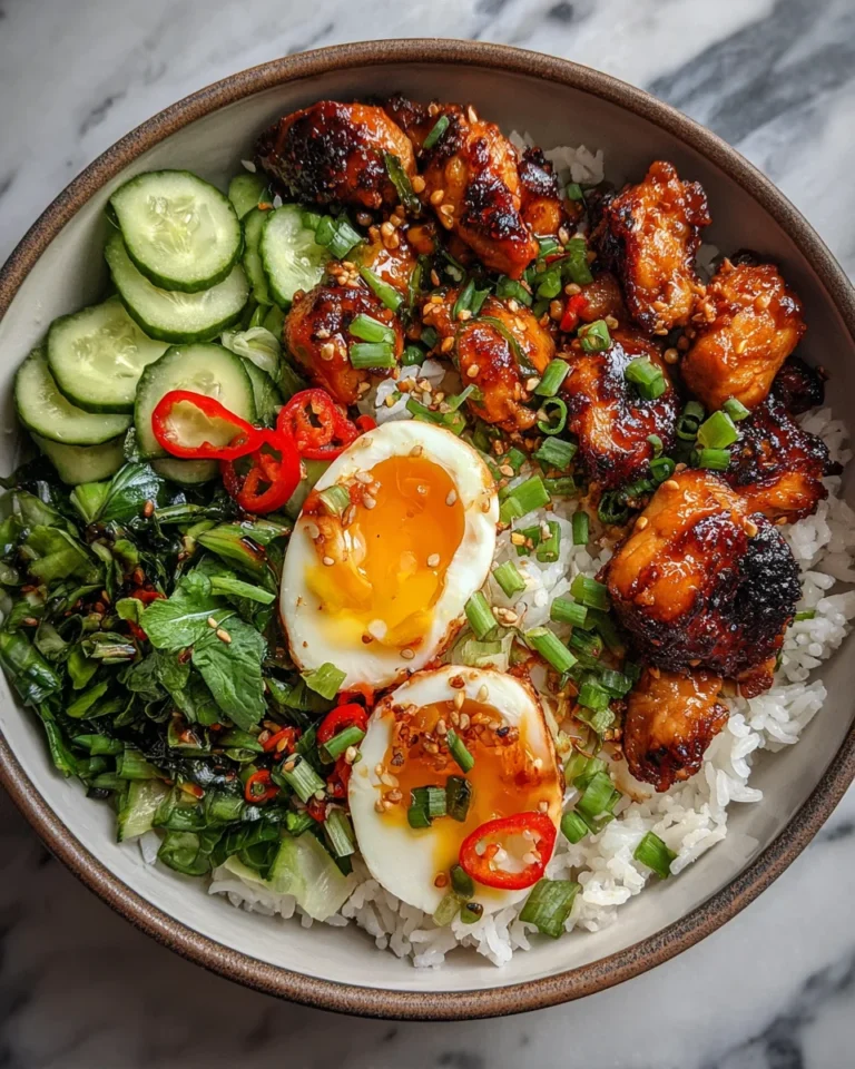 Hot Honey Chicken Rice Bowls