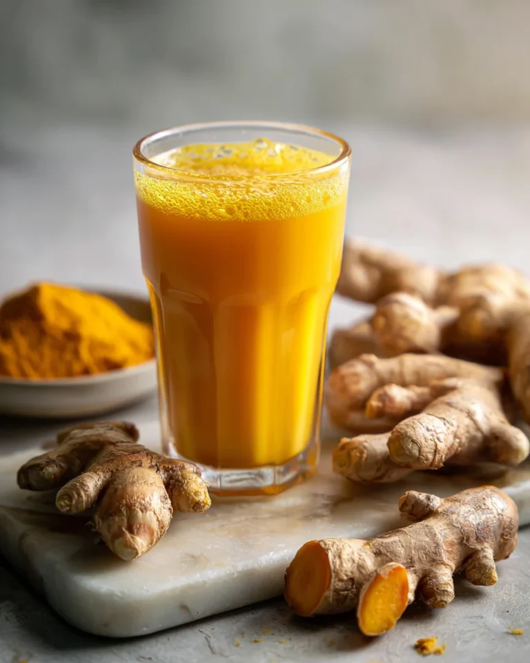 Immunity Ginger Turmeric Shot Recipe