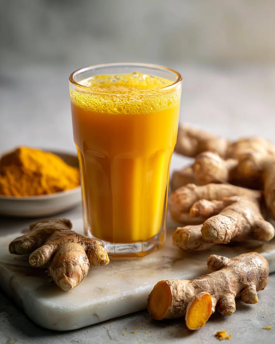 Immunity Ginger Turmeric Shot Recipe