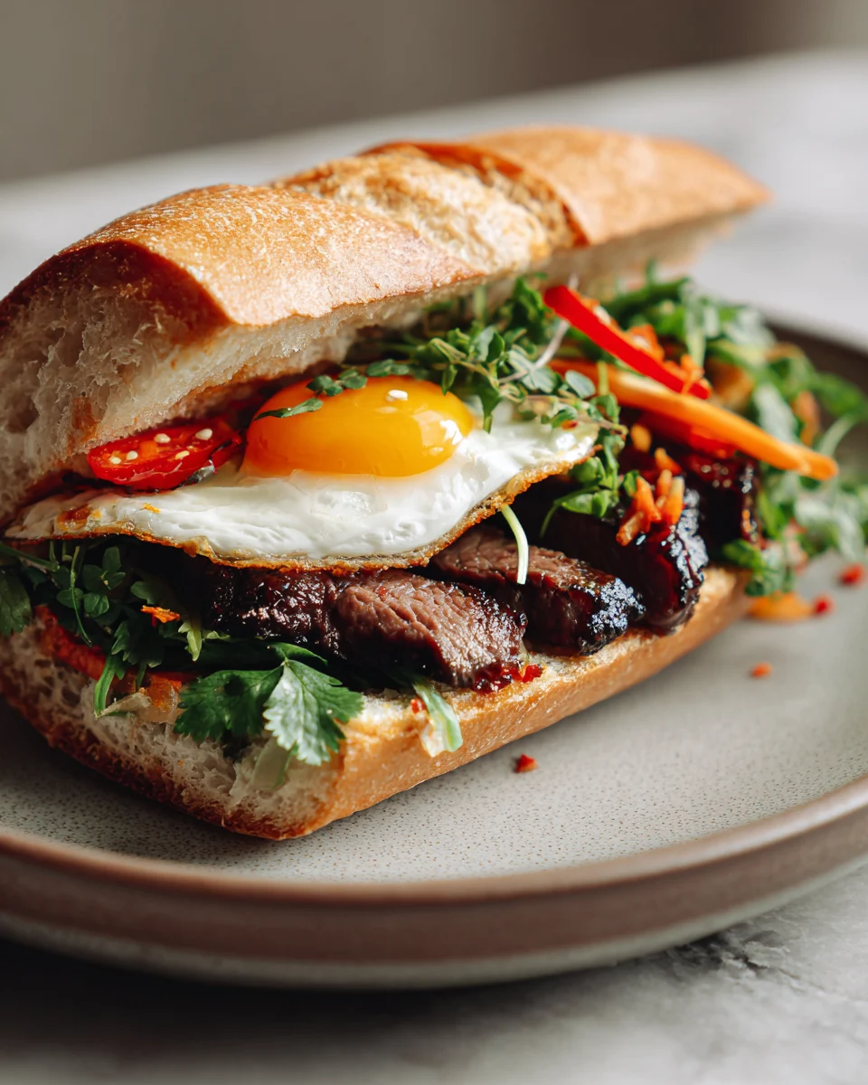 Korean Steak Sandwich