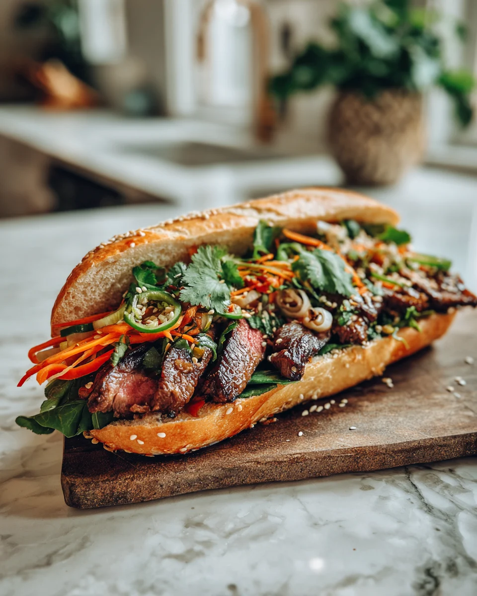 Korean Steak Sandwich