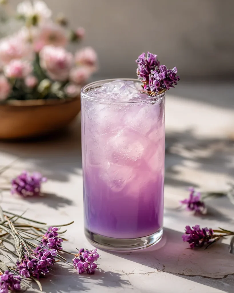 Lavender Lemonade Mocktail Recipe