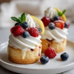 Lemon Berry Shortcake Cups