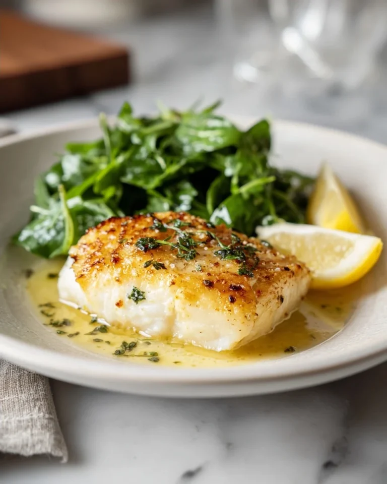 Lemon Butter Baked Cod Recipe