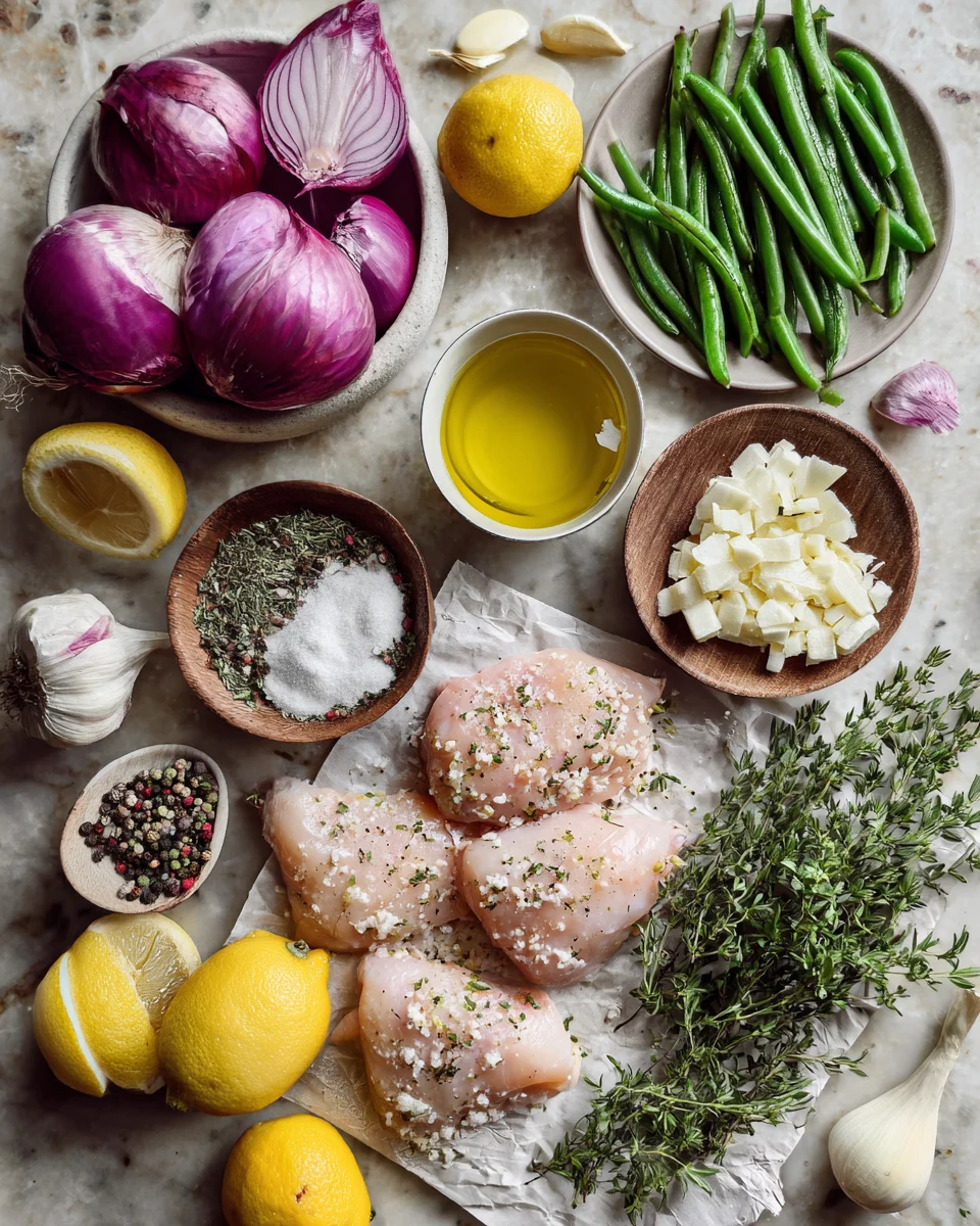 Lemon Garlic Chicken Skillet