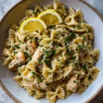 Lemon Herb Chicken Bowtie Pasta