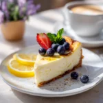 Lemon Lavender Cheesecake