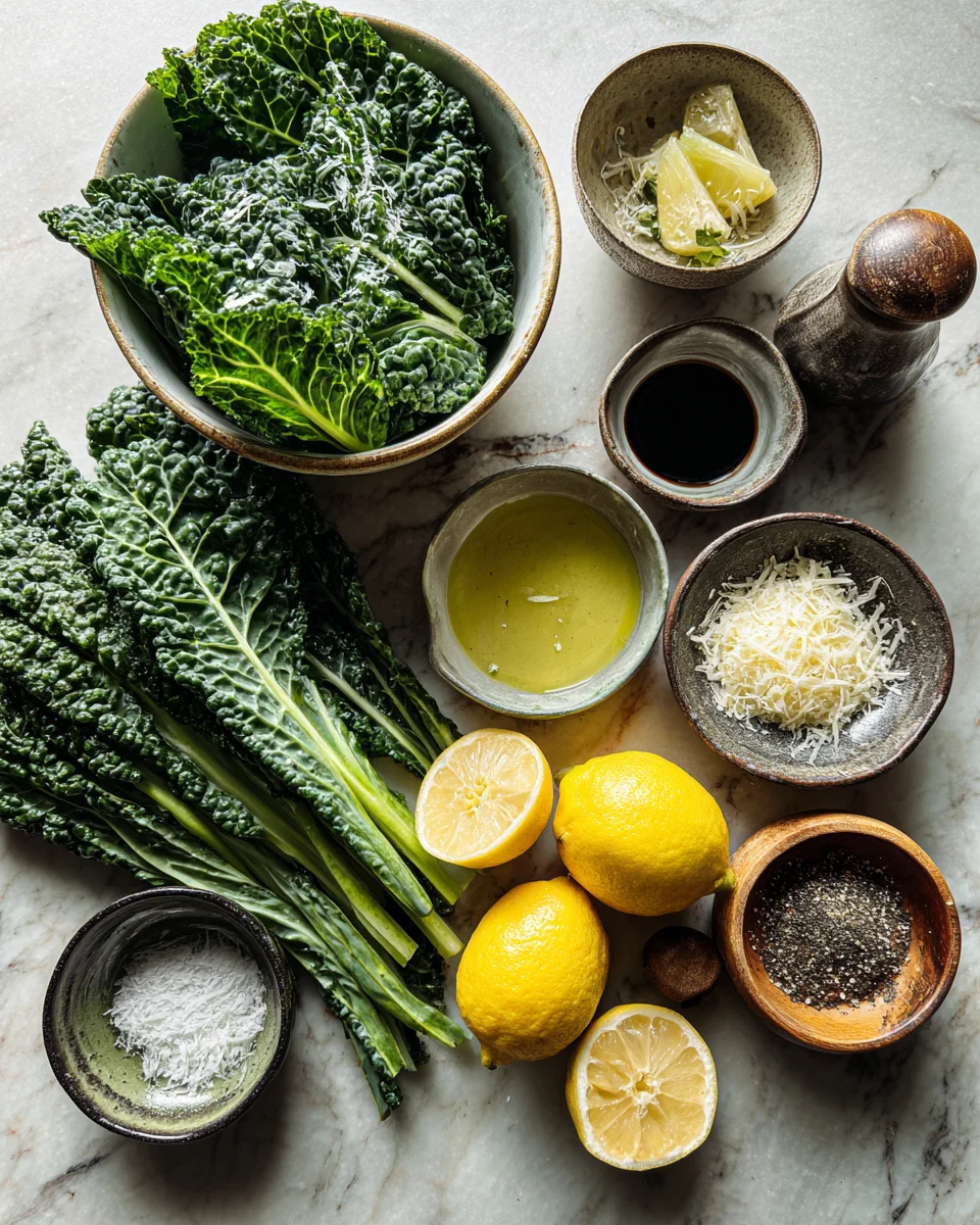 Lemon Parmesan Kale Salad