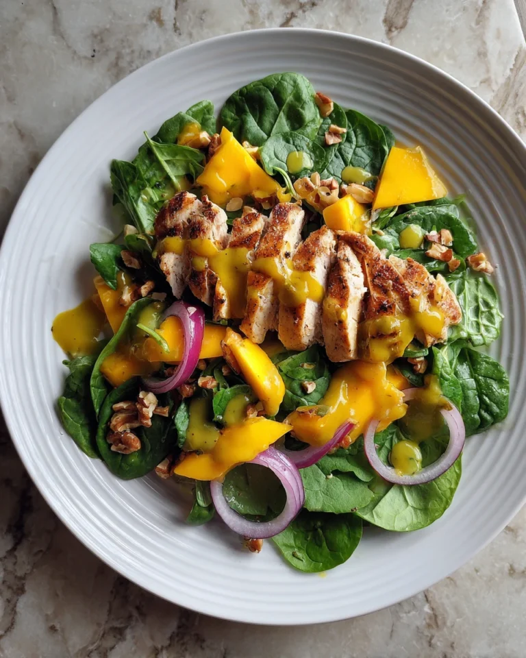 Mango Spinach Salad