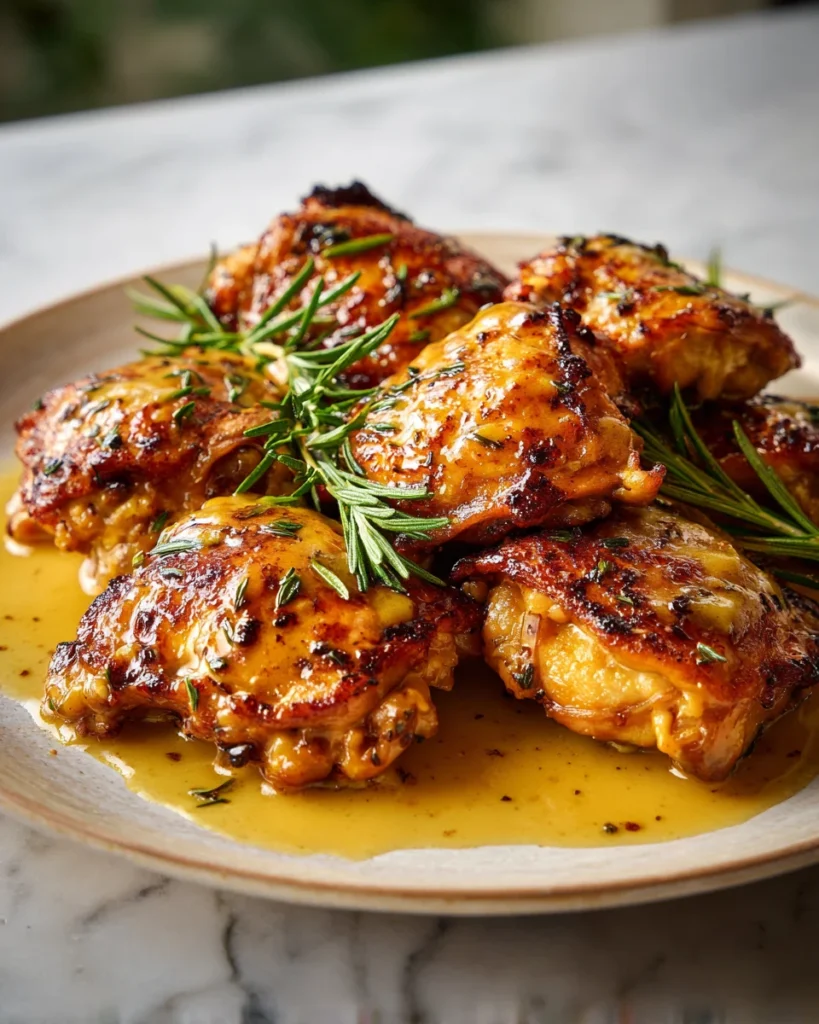 Maple Dijon Chicken Thighs