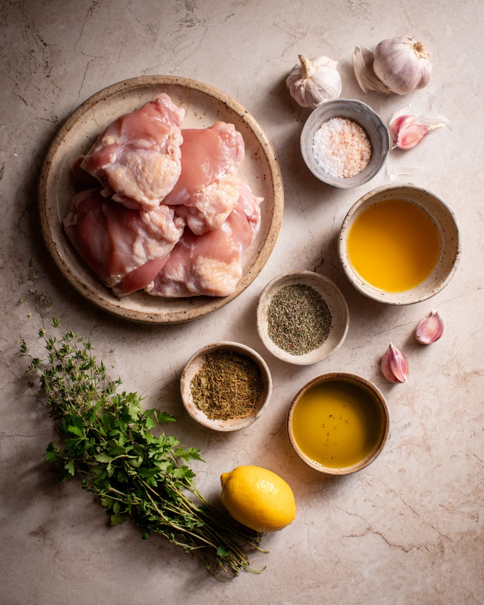 Maple Dijon Chicken Thighs