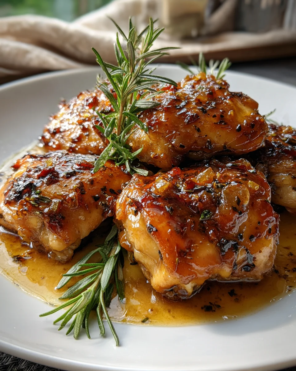 Maple Dijon Chicken Thighs