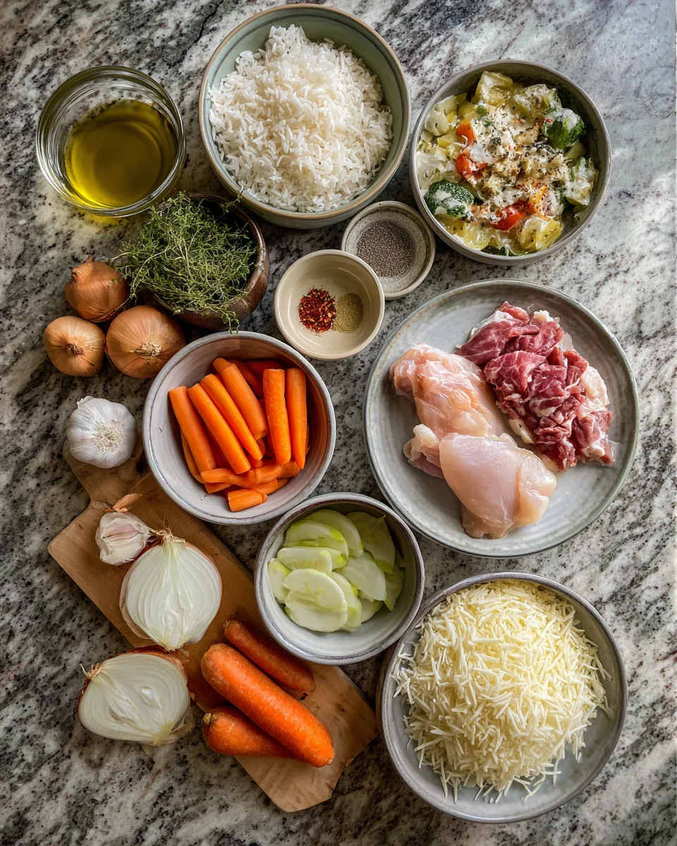 Maple Garlic Chicken Rice Bake