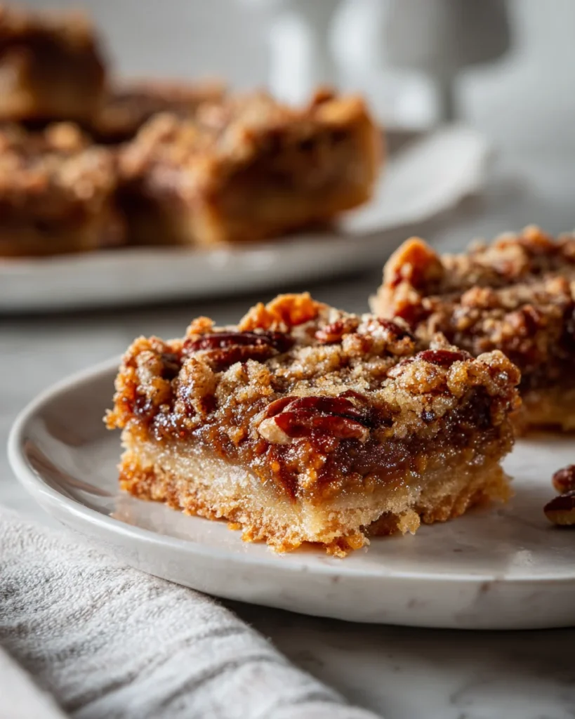 Delicious Maple Pecan Butter Tart Squares