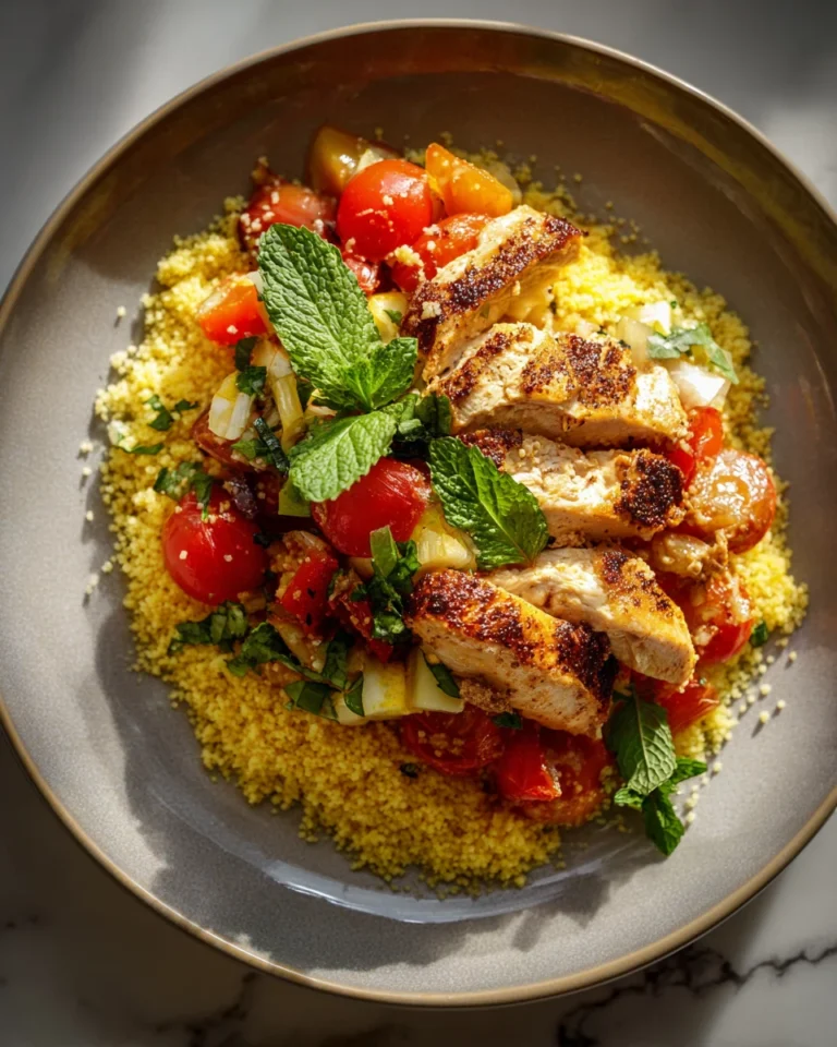 Mediterranean Chicken Lemon Couscous