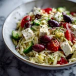 Mediterranean Feta Olive Orzo Bowl