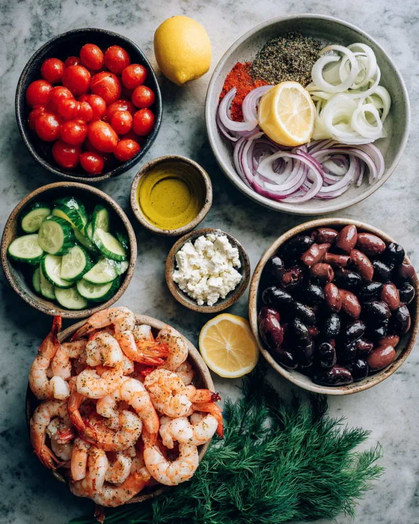 Mediterranean Grilled Shrimp Platter: A Flavorful Feast
