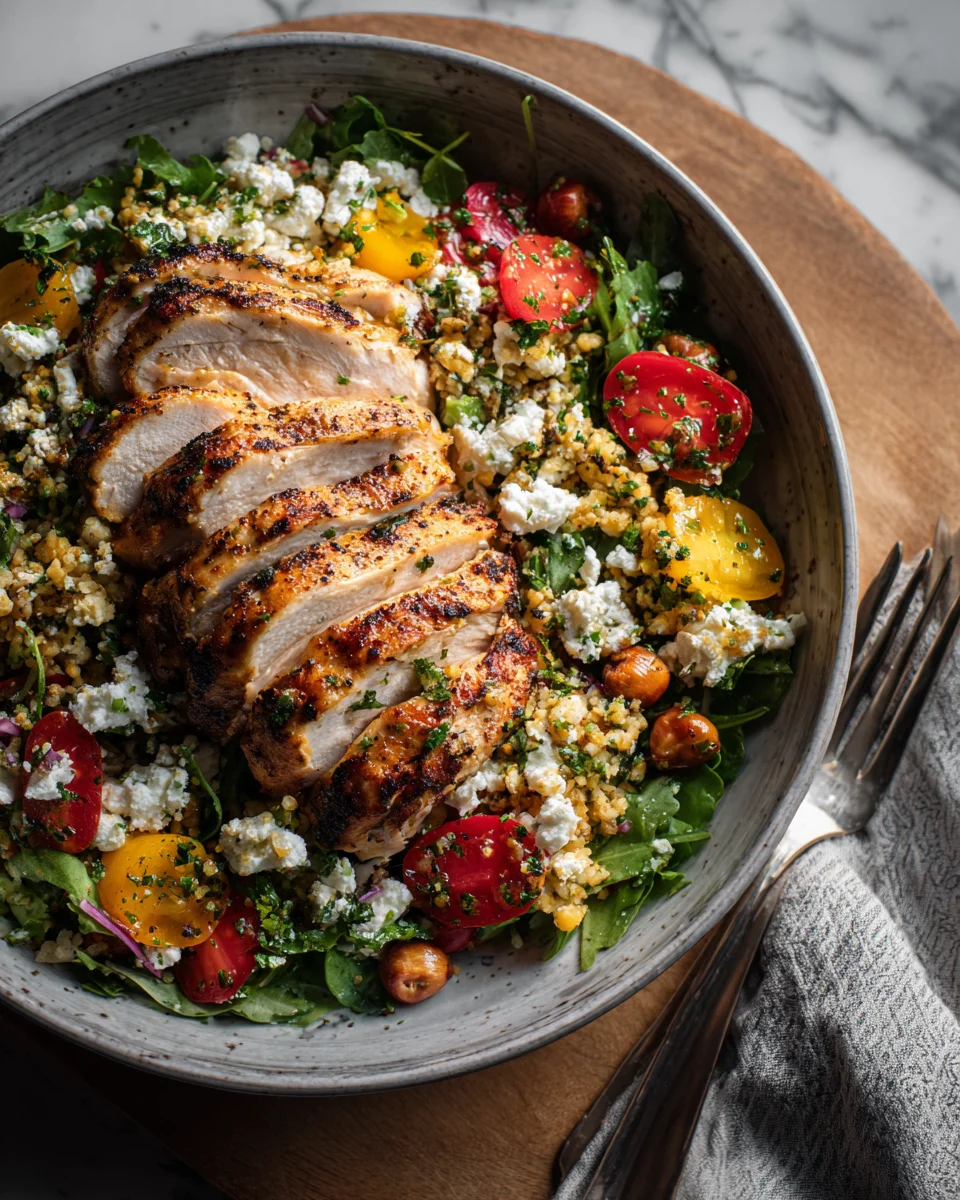 Mediterranean Herb Chicken Bowls