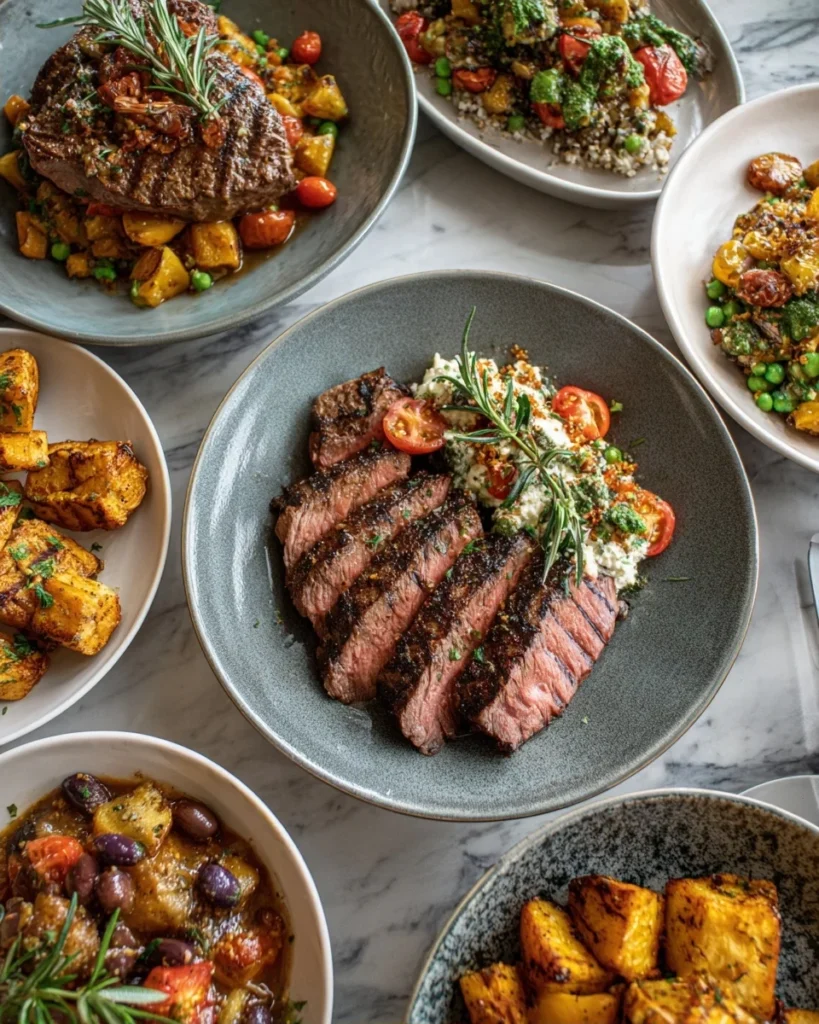 Mediterranean Steak Bowls