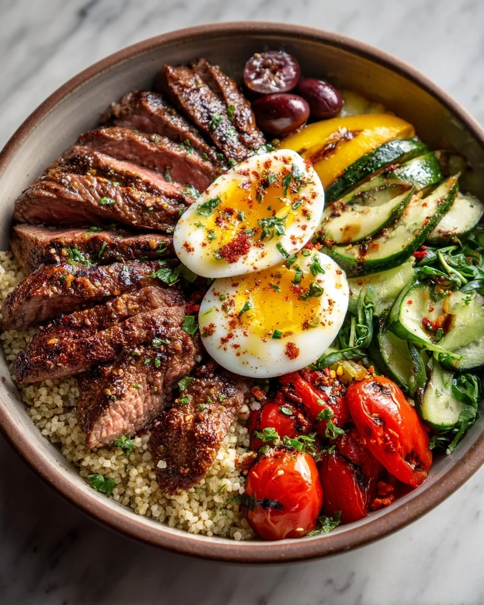 Mediterranean Steak Bowls
