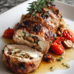Mediterranean Stuffed Pork Tenderloin