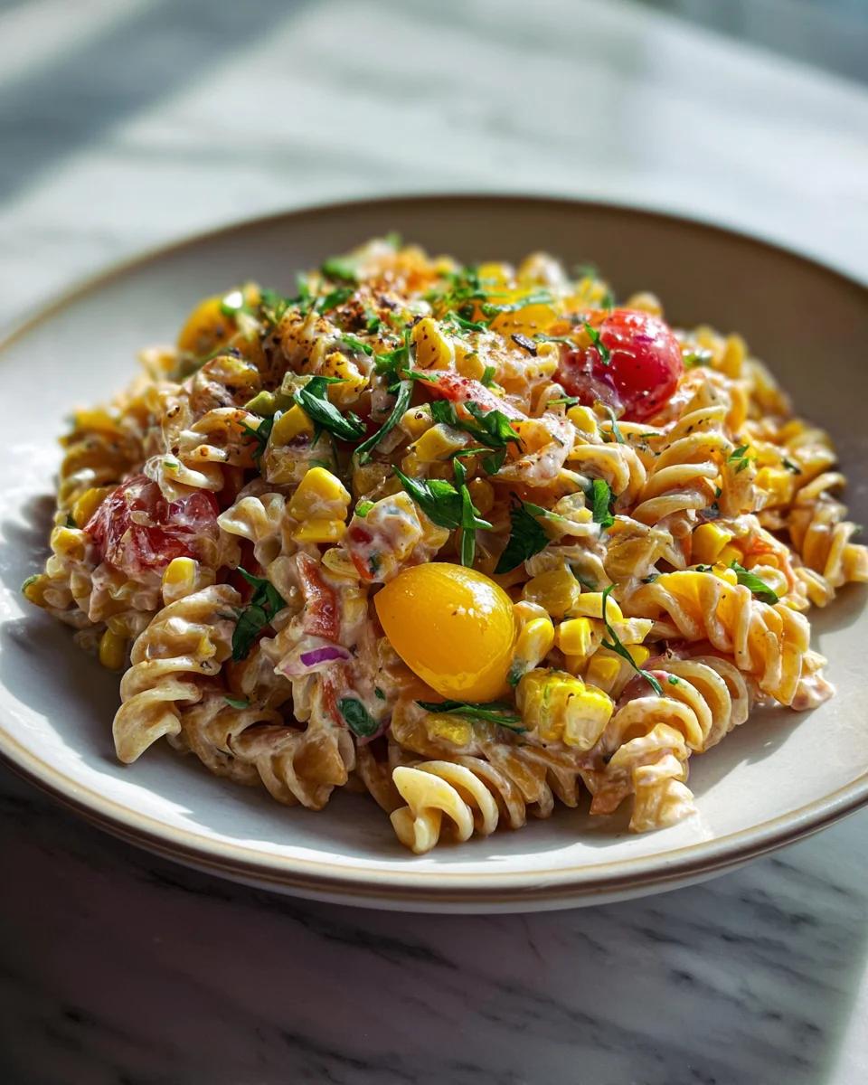 Mexican Street Corn Pasta Salad: A Flavorful Twist
