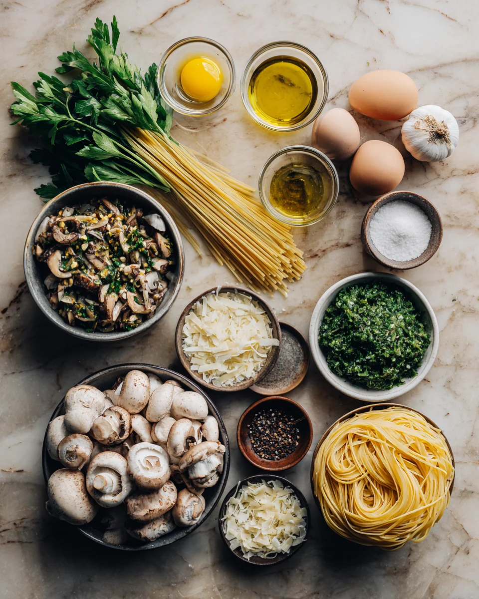Miso Mushroom Bucatini