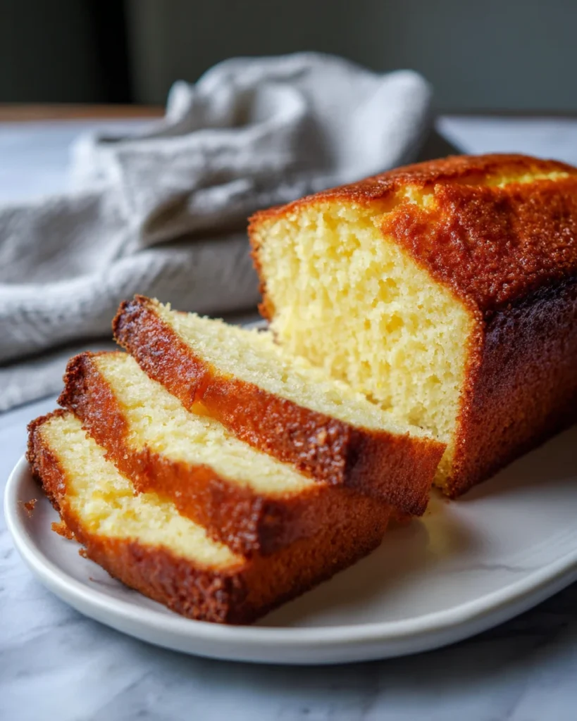 Moist Vanilla Butter Cake Recipe