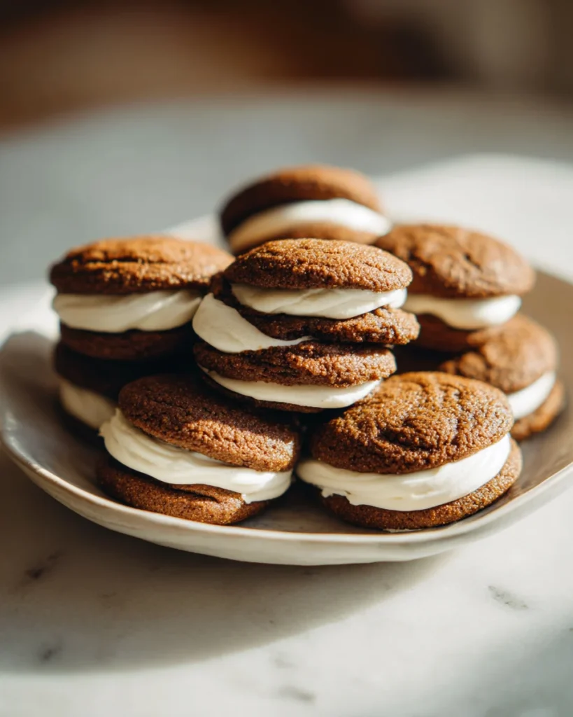 Molasses Cream Pie Cookies Recipe
