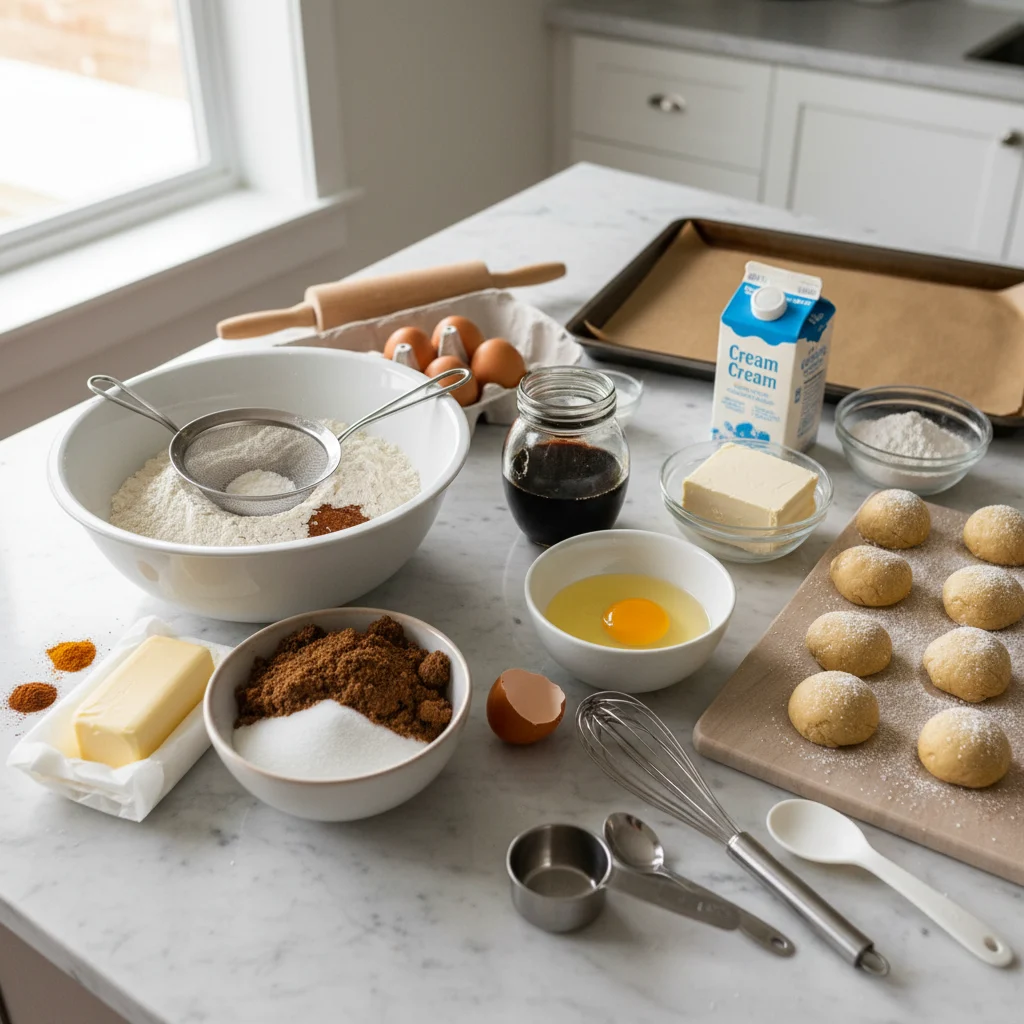 Molasses Cream Pie Cookies Recipe