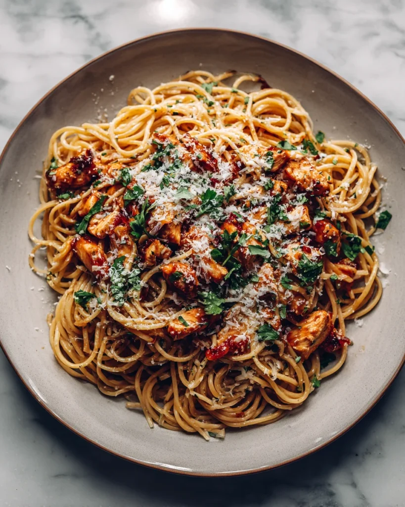 Monterey Chicken Spaghetti