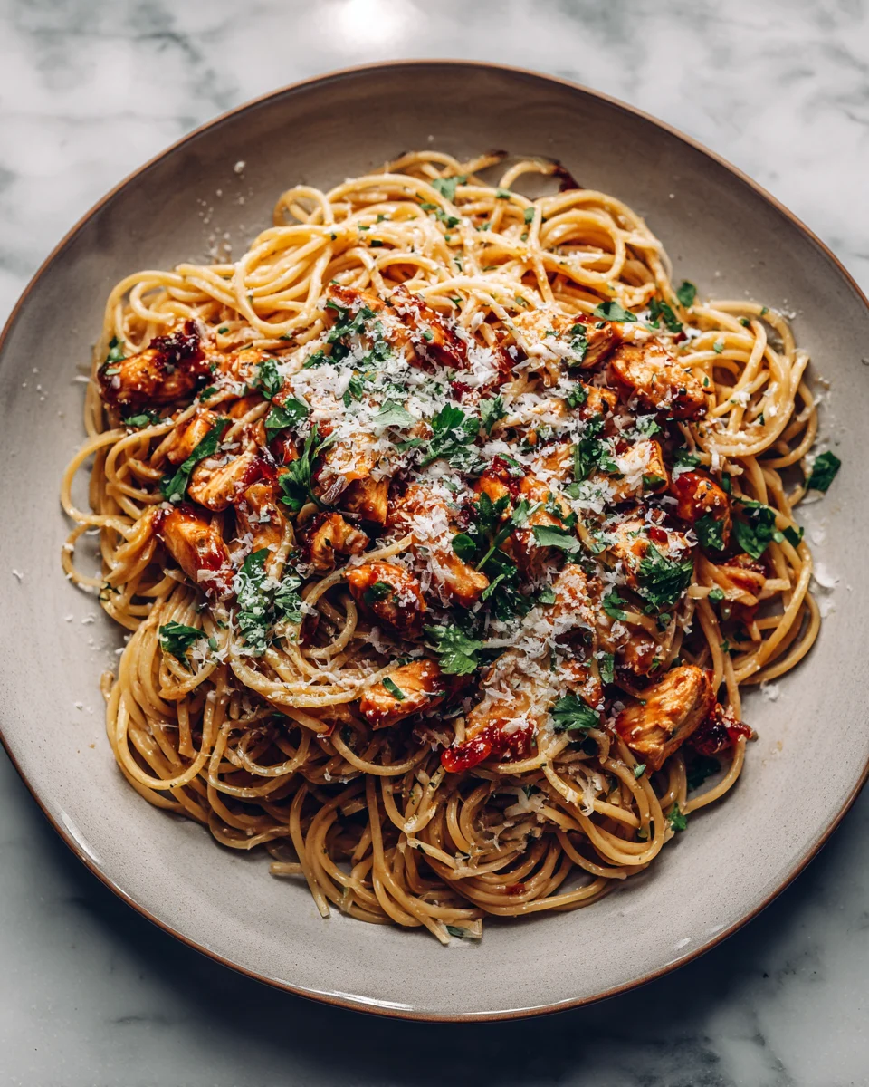 Monterey Chicken Spaghetti