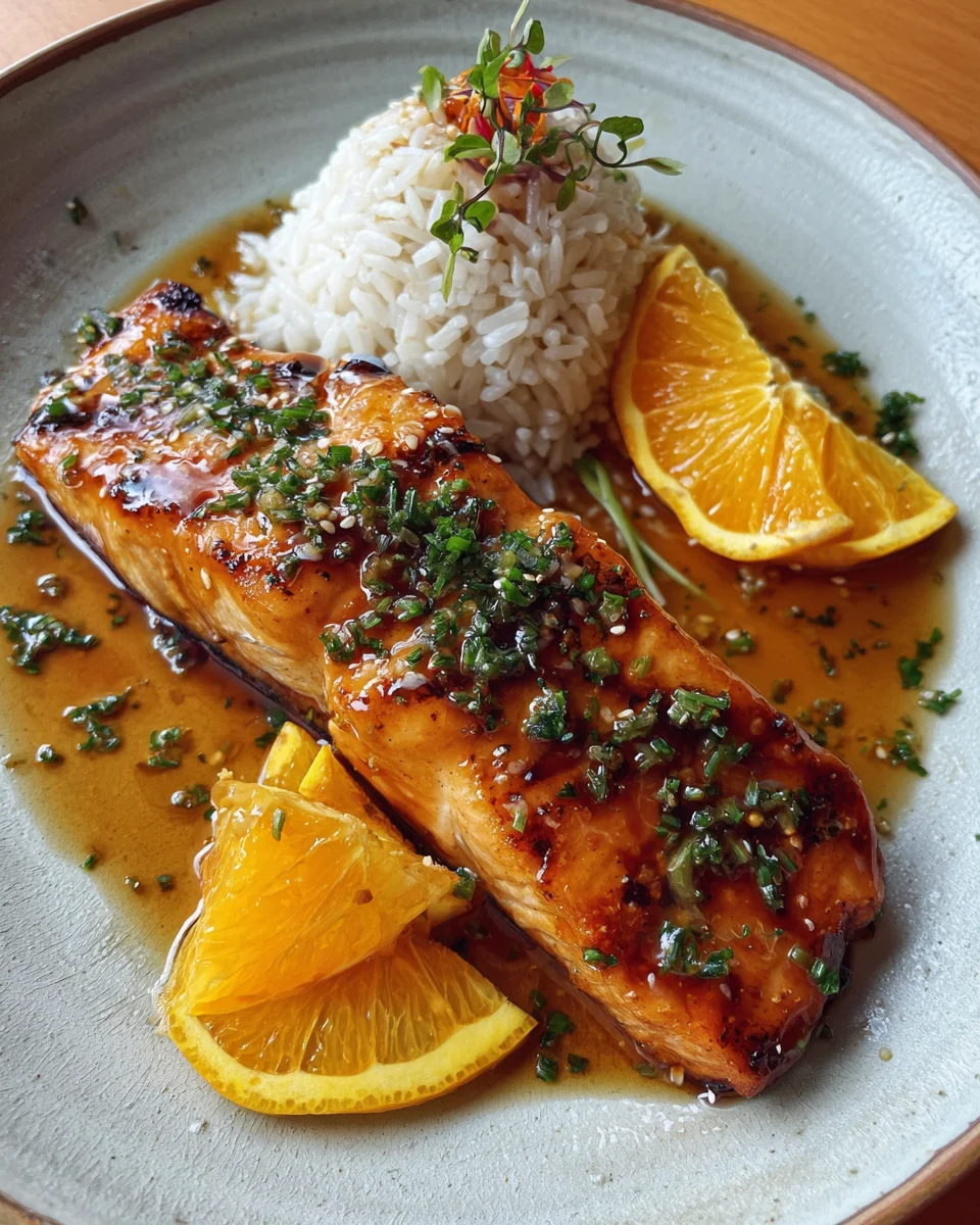 Orange Teriyaki Salmon
