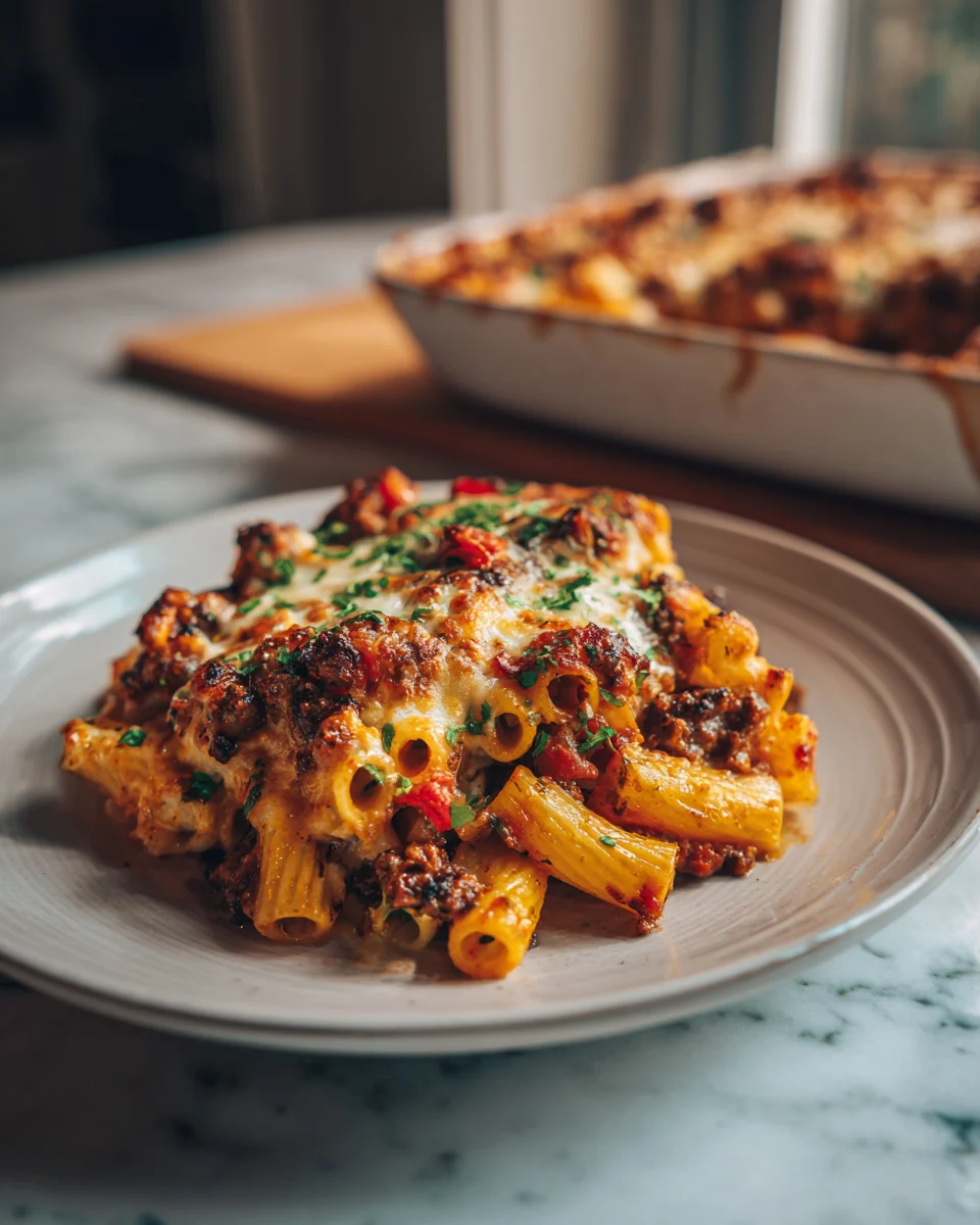 Oven Baked Pasta Casserole