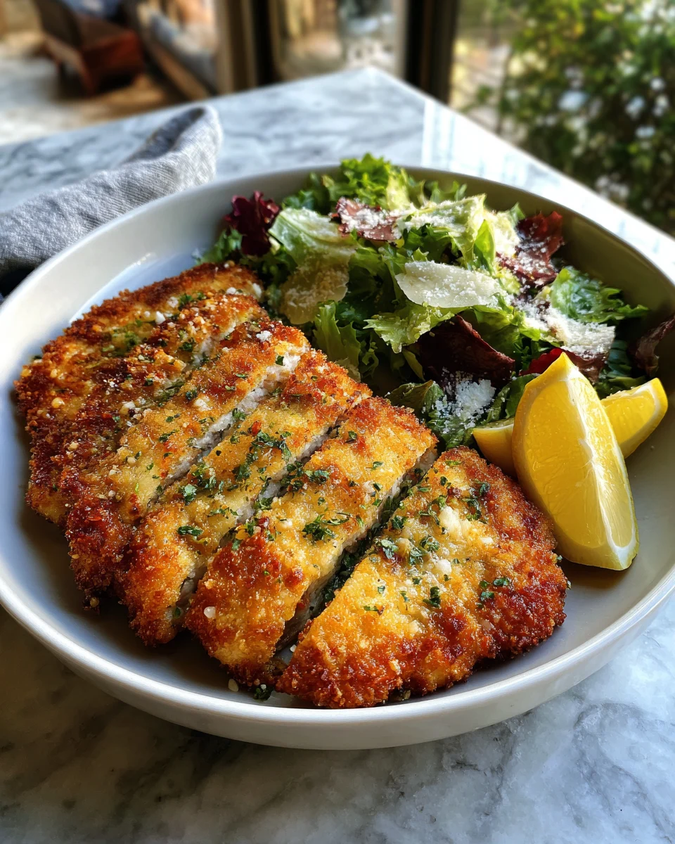 Parmesan Crusted Chicken Cutlet Bowls