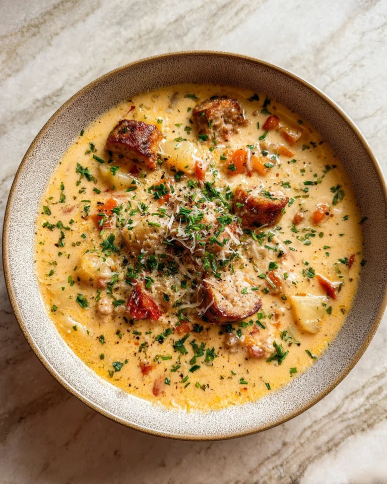 Parmesan Sausage Soup