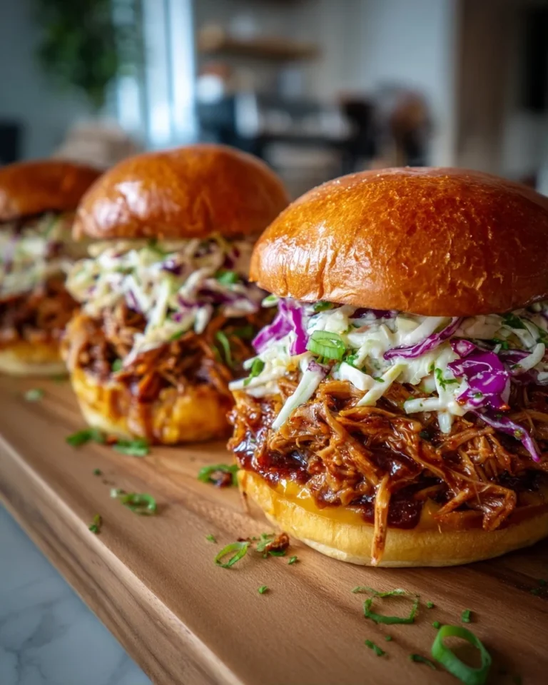 Patriotic BBQ Pulled Pork Sandwiches