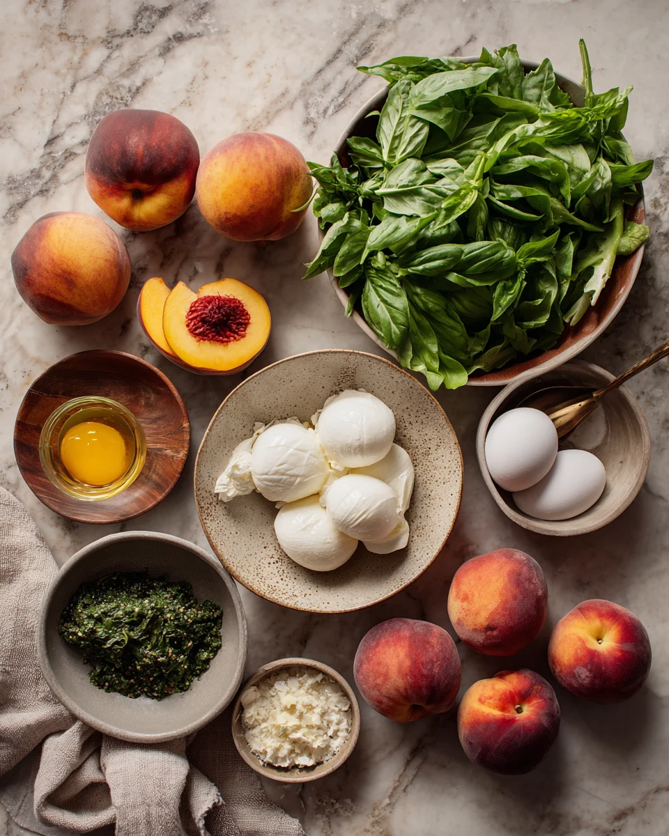 Peach Burrata Salad