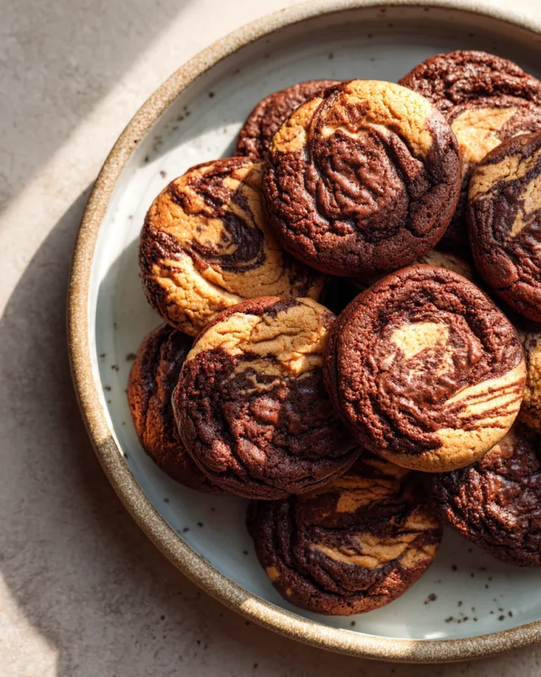 Peanut Butter Brownie Swirl Cookies