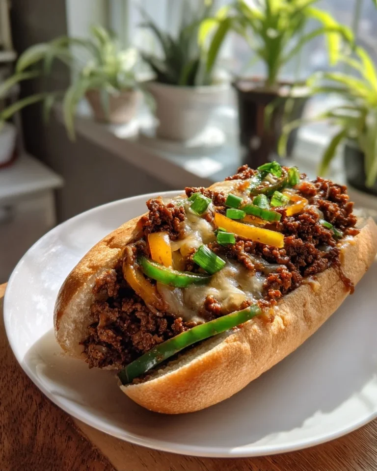 Philly Cheesesteak Sloppy Joes