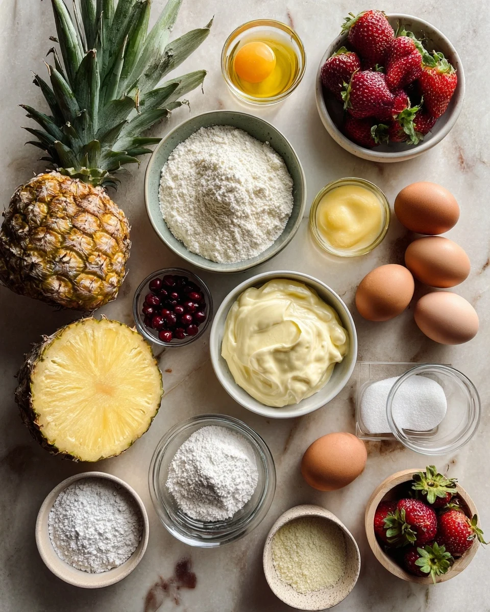 Pineapple Cream Pie Parfaits