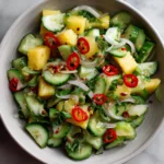 Pineapple Cucumber Chili Salad